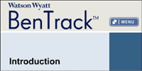 Watson Wyatt's BenTrack